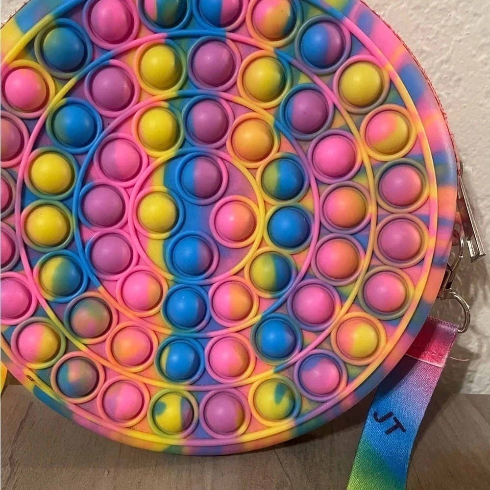 Fidget purse colorful crossbody bag